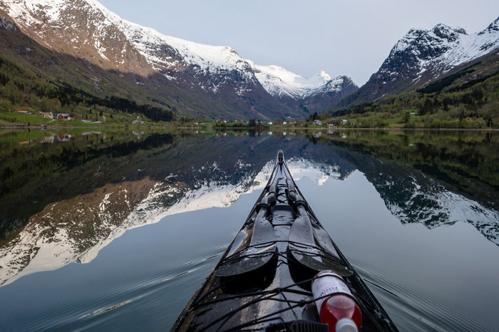 7 kayaker norway fjords