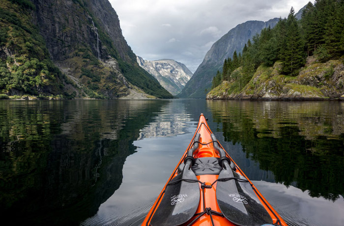 9 kayaker norway fjords